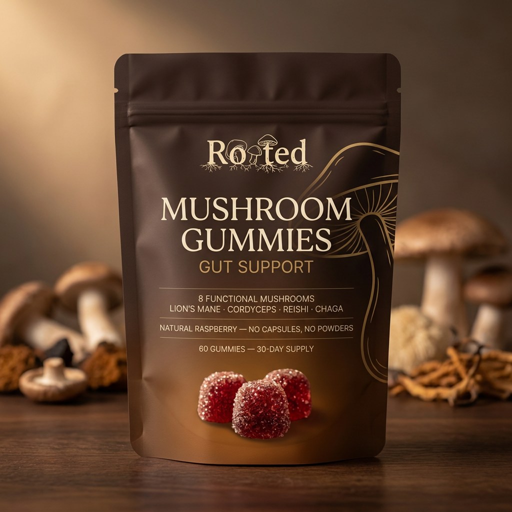 Mushroom Gummies Gut Support